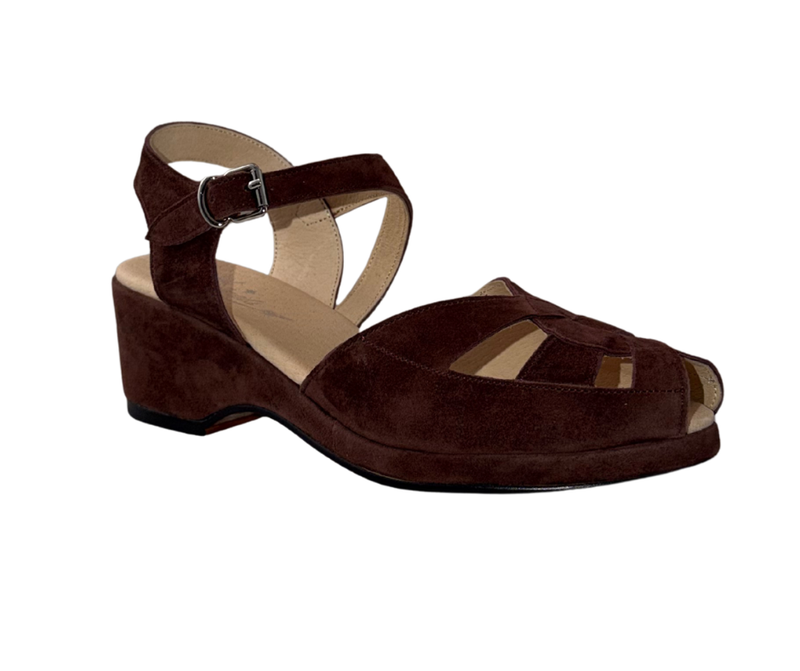 Edith  - Brown Suede