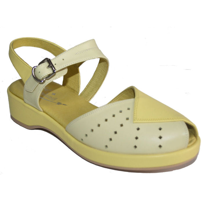 Flora - Yellow Leather