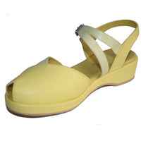 Flora - Yellow Leather