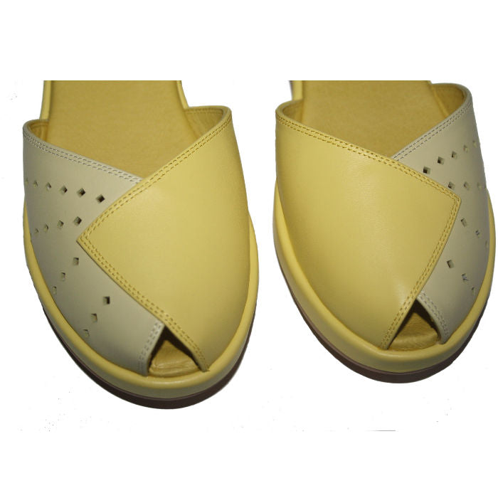 Flora - Yellow Leather