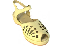 Greta - Pale Yellow Leather