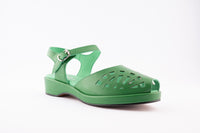 Greta - Green Leather