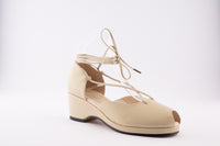 Josephine - Cream Leather