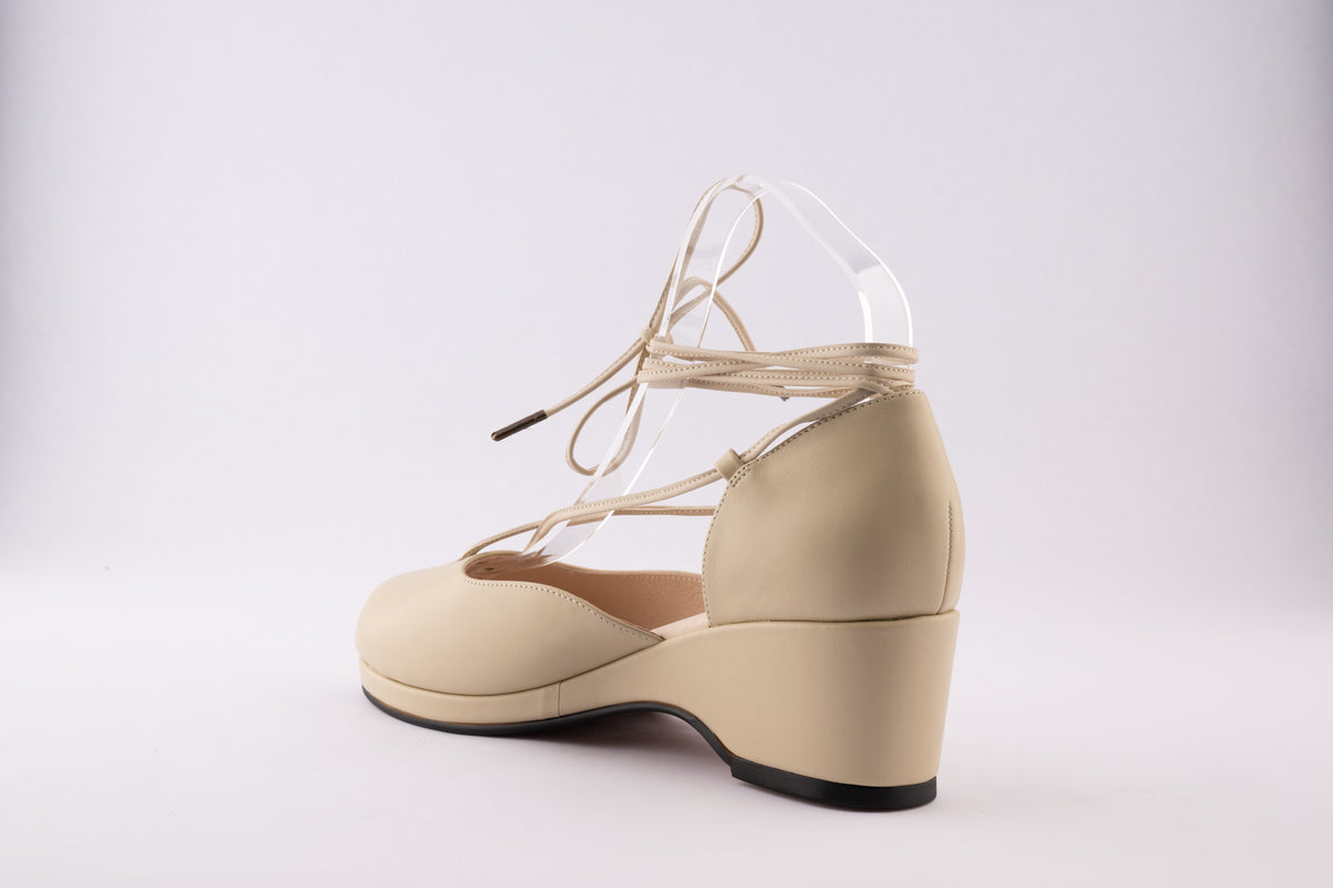 Josephine - Cream Leather
