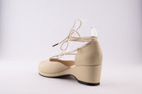 Josephine - Cream Leather