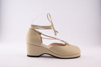 Josephine - Cream Leather
