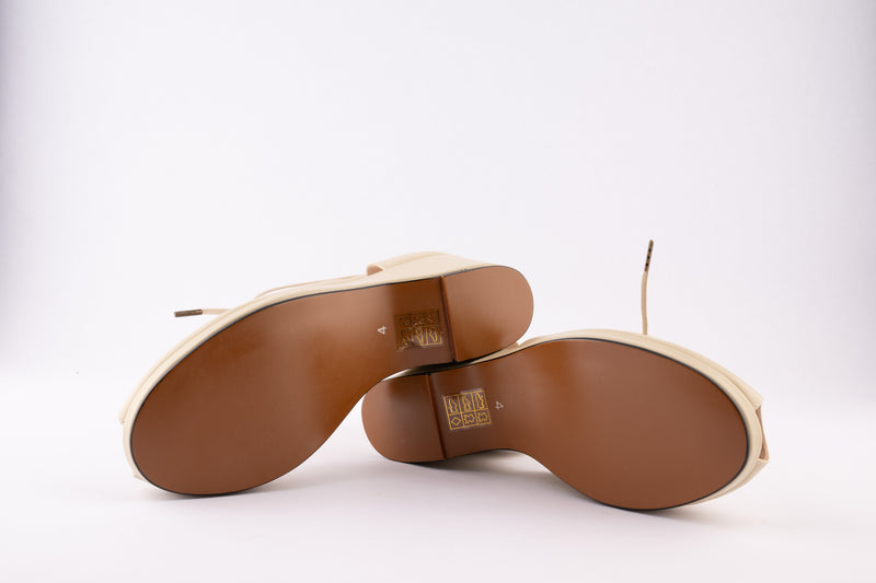 Josephine - Cream Leather