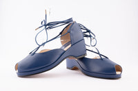 Josephine - Navy Blue Leather