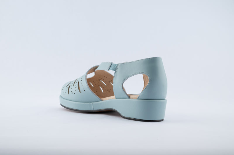 Laverne - Light Blue Leather