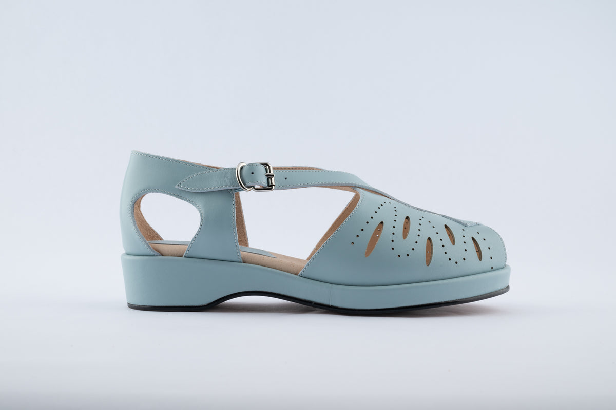 Laverne - Light Blue Leather