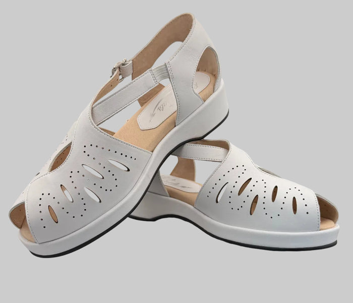 Laverne - White Leather