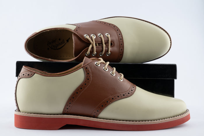 Saddle Shoe - Brown & Cream