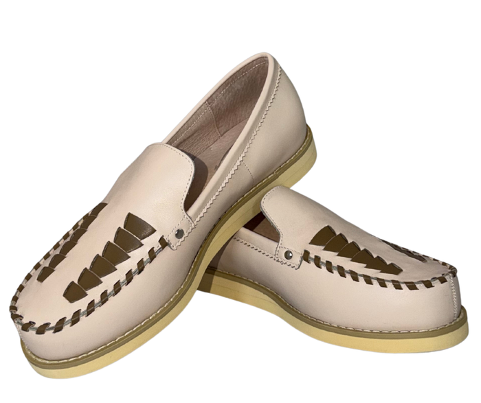 Ophelia - Cream Leather