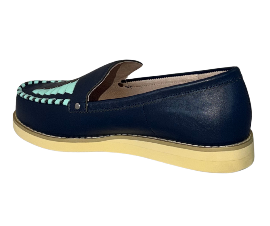 Ophelia - Navy Leather