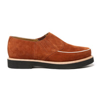 Piped Casual - Brown Suede