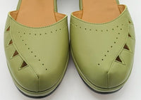 Rosa - Green Leather