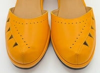 Rosa - Mustard Yellow Leather