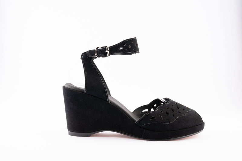 Sophia - Black Suede