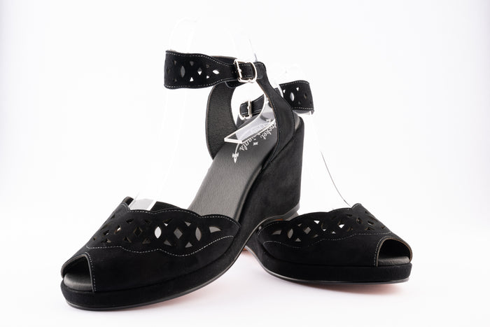 Sophia - Black Suede