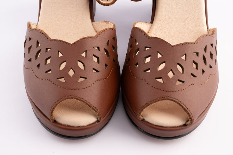 Sophia - Brown Leather