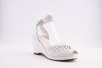 Sophia - White Leather