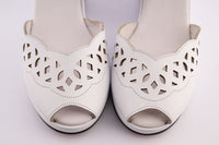 Sophia - White Leather