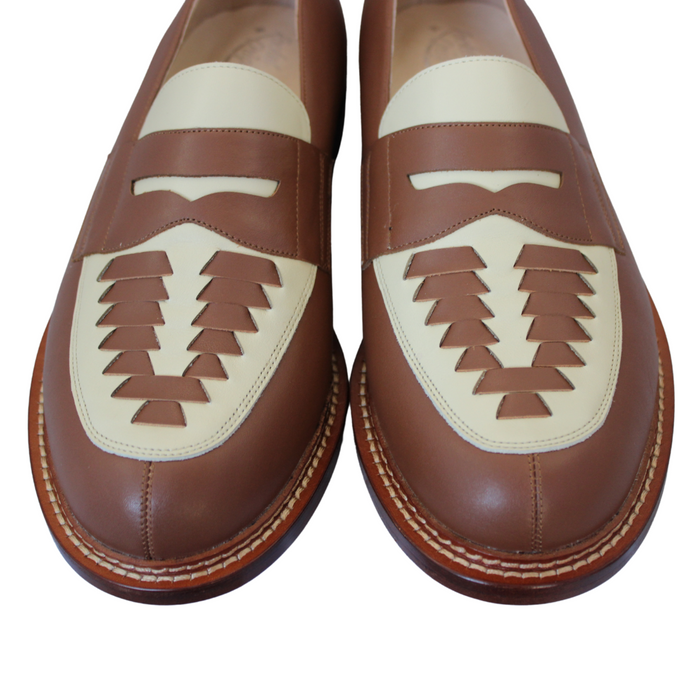 Tupelo - Brown/Cream Leather