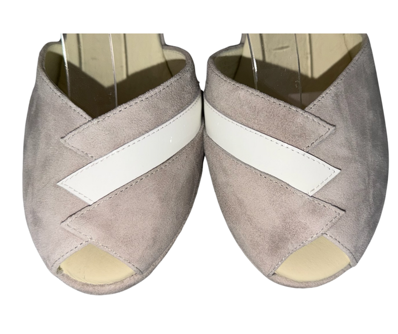 Alma - Pale Grey Suede