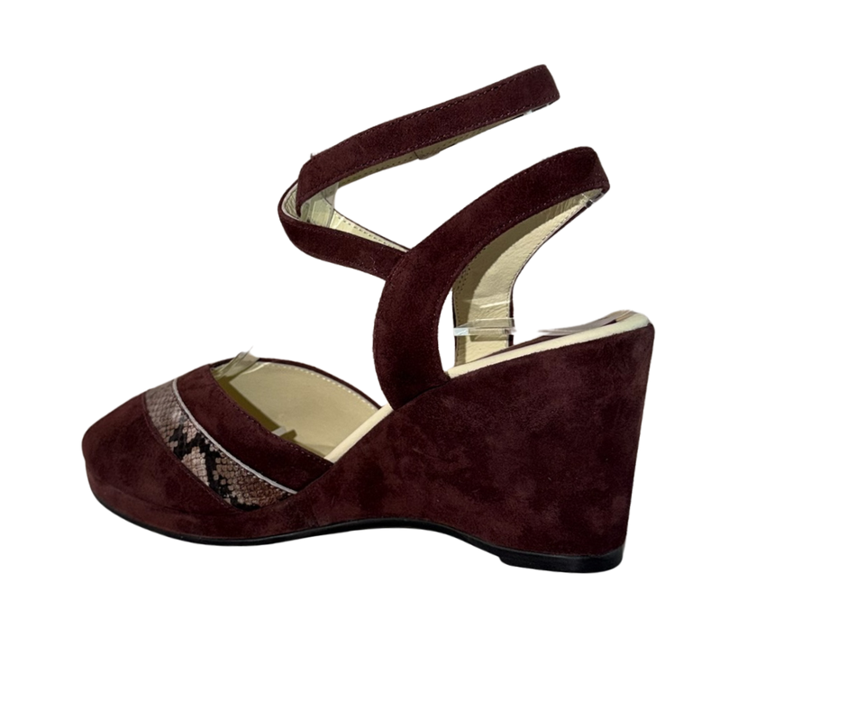 Alma - Dark Plum Suede