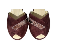 Alma - Dark Plum Suede