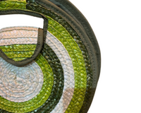Straw Target Bag - Lime