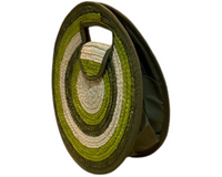 Straw Target Bag - Lime