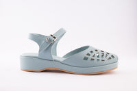 Greta - Light Blue Leather