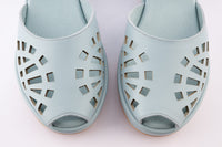 Greta - Light Blue Leather