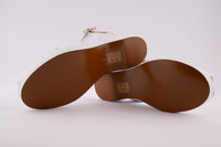 Greta - White Vegan Leather