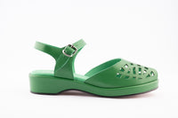 Greta - Green Leather