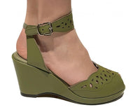 Sophia - Olive Leather