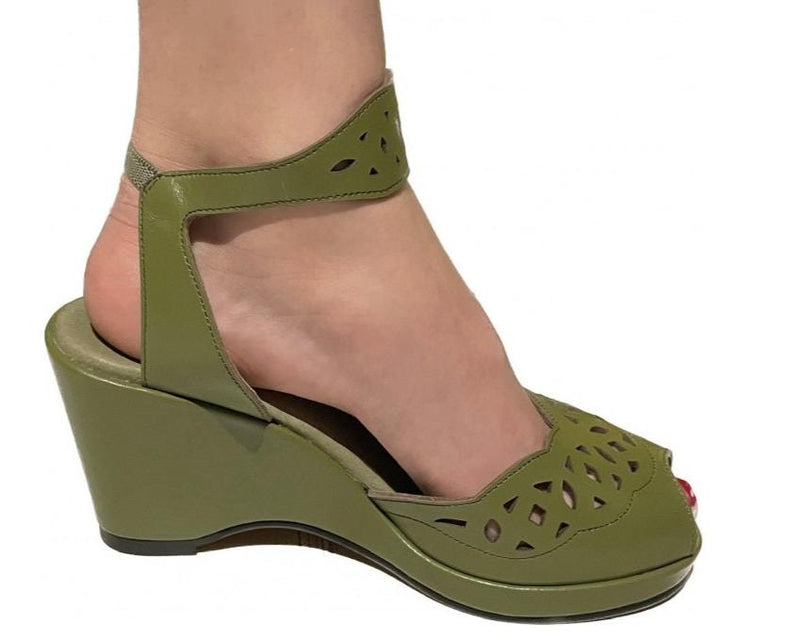 Sophia - Olive Leather