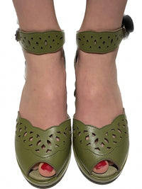 Sophia - Olive Leather