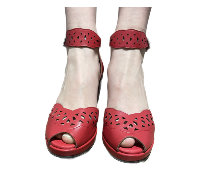 Sophia  - Red Leather
